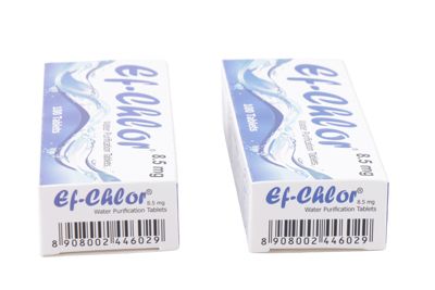 Foto Coppia di confezioni di El-Chlor, pastiglie cloranti e ossidanti per la depurazione dell'acqua da 8,5 mg IGB-021006-3_20260624_009.JPG