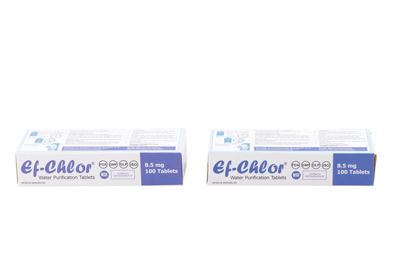 Foto Coppia di confezioni di El-Chlor, pastiglie cloranti e ossidanti per la depurazione dell'acqua da 8,5 mg IGB-021006-3_20260624_011.JPG