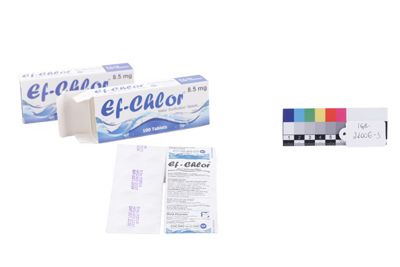 Foto Coppia di confezioni di El-Chlor, pastiglie cloranti e ossidanti per la depurazione dell'acqua da 8,5 mg IGB-021006-3_20260624_016.JPG