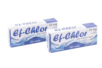 Coppia di confezioni di El-Chlor, pastiglie cloranti e ossidanti per la depurazione dell'acqua da 33 mg IGB-21006-4