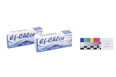 Foto Coppia di confezioni di El-Chlor, pastiglie cloranti e ossidanti per la depurazione dell'acqua da 33 mg IGB-021006-4_20260624_002.JPG