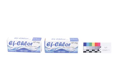 Foto Coppia di confezioni di El-Chlor, pastiglie cloranti e ossidanti per la depurazione dell'acqua da 67 mg IGB-021006-5_20260624_004.JPG