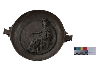 Foto Patera in bronzo in stile etrusco-romano raffigurante Minerva IGB-001273_20251217_008.jpg