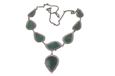 Foto Collana in argento filigrana e pietre di giada IGB-009564_20260610_003.JPG