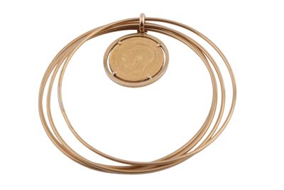 Foto Braccialetto in oro con sterlina d'oro IGB-009581-1_20260610_001.JPG
