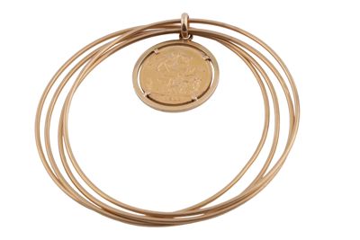 Foto Braccialetto in oro con sterlina d'oro IGB-009581-1_20260610_003.JPG