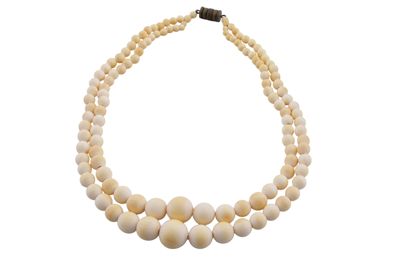 Foto Collana a doppio filo con perle in avorio IGB-009601_20260610_003.JPG