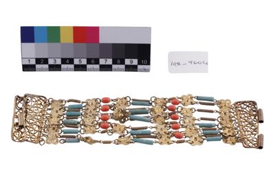 Foto Bracciale in oro filgranato con turchese e corallo IGB-009604_20260610_002.JPG