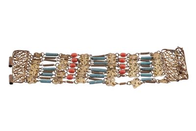 Foto Bracciale in oro filgranato con turchese e corallo IGB-009604_20260610_003.JPG