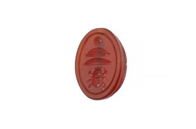 Scarabeo in corniola naturale IGB-15741-4