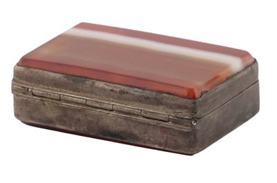 Foto Ori: piccola scatoletta in agata e metallo argentato (cm.5*3) IGB-001190_20251001_003.JPG