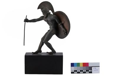 Foto Statuetta in bronzo in stile etrusco-romano con figura di guerriero IGB-001269_20251217_002.jpg