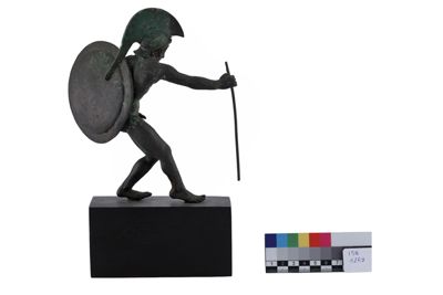 Foto Statuetta in bronzo in stile etrusco-romano con figura di guerriero IGB-001269_20251217_010.jpg