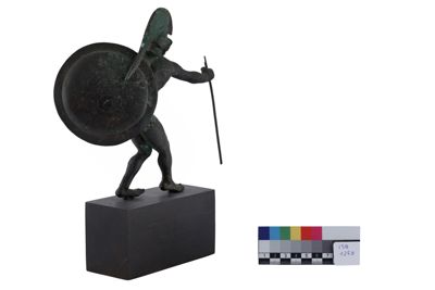 Foto Statuetta in bronzo in stile etrusco-romano con figura di guerriero IGB-001269_20251217_012.jpg