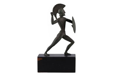 Statuetta in bronzo in stile etrusco-romano con figura di guerriero IGB-1270