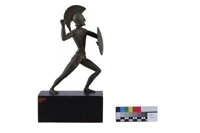Foto Statuetta in bronzo in stile etrusco-romano con figura di guerriero IGB-001270_20251217_002.jpg