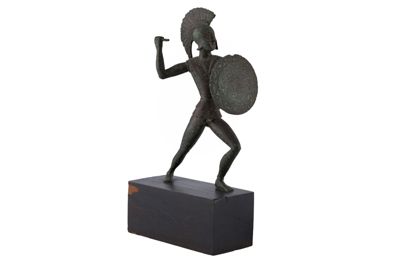 Foto Statuetta in bronzo in stile etrusco-romano con figura di guerriero IGB-001270_20251217_003.jpg