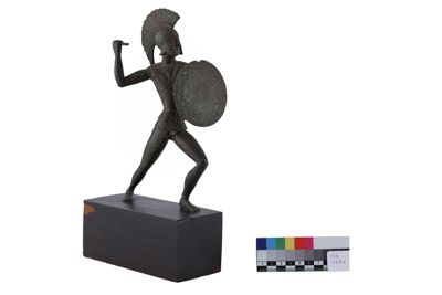 Foto Statuetta in bronzo in stile etrusco-romano con figura di guerriero IGB-001270_20251217_004.jpg