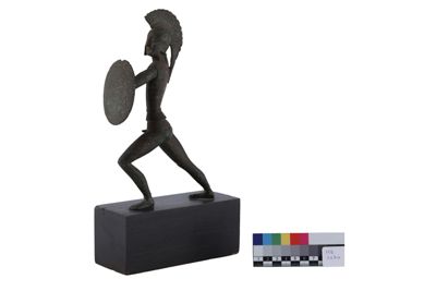 Foto Statuetta in bronzo in stile etrusco-romano con figura di guerriero IGB-001270_20251217_008.jpg