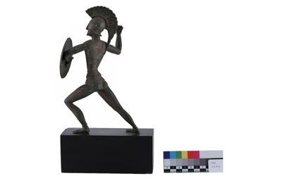 Foto Statuetta in bronzo in stile etrusco-romano con figura di guerriero IGB-001270_20251217_010.jpg