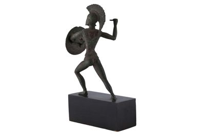 Foto Statuetta in bronzo in stile etrusco-romano con figura di guerriero IGB-001270_20251217_011.jpg