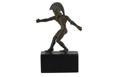 Statuetta in bronzo in stile etrusco-romano con figura di guerriero IGB-1271