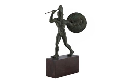 Foto Statuetta in bronzo in stile etrusco-romano con figura di guerriero IGB-001272_20251217_003.jpg