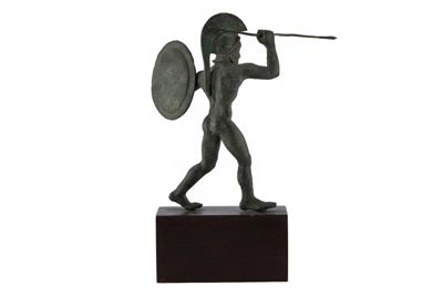 Foto Statuetta in bronzo in stile etrusco-romano con figura di guerriero IGB-001272_20251217_009.jpg