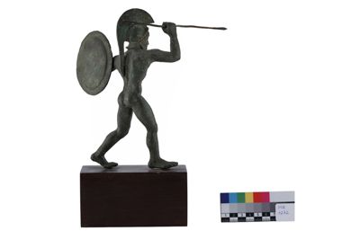 Foto Statuetta in bronzo in stile etrusco-romano con figura di guerriero IGB-001272_20251217_010.jpg