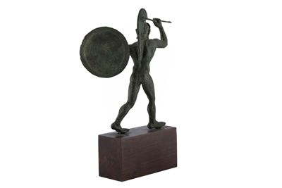 Foto Statuetta in bronzo in stile etrusco-romano con figura di guerriero IGB-001272_20251217_011.jpg