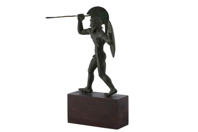 Foto Statuetta in bronzo in stile etrusco-romano con figura di guerriero IGB-001272_20251217_015.jpg