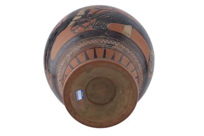 Foto Anfora in terracotta con due anse a figure nere in stile etrusco-neoattico IGB-001297_20251217_011.jpg