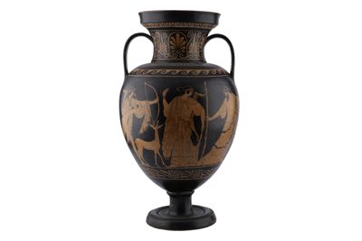 Foto Anfora in terracotta con due anse a figure rosse in stile etrusco-neoattico IGB-001325_20251217_009.jpg