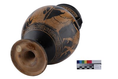 Foto Anfora in terracotta con due anse a figure rosse in stile etrusco-neoattico IGB-001325_20251217_018.jpg