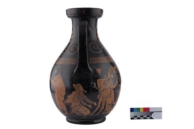 Foto Anfora in terracotta con due anse a figure rosse in stile etrusco-neoattico IGB-001328_20251217_006.jpg