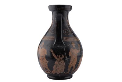 Foto Anfora in terracotta con due anse a figure rosse in stile etrusco-neoattico IGB-001328_20251217_013.jpg