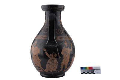 Foto Anfora in terracotta con due anse a figure rosse in stile etrusco-neoattico IGB-001328_20251217_014.jpg