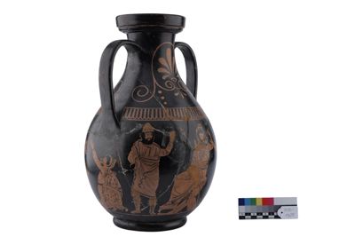 Foto Anfora in terracotta con due anse a figure rosse in stile etrusco-neoattico IGB-001328_20251217_016.jpg