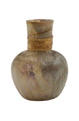 Foto Vasetto in vetro scavo con guarnizioni in oro IGB-005308_20250613_004.JPG