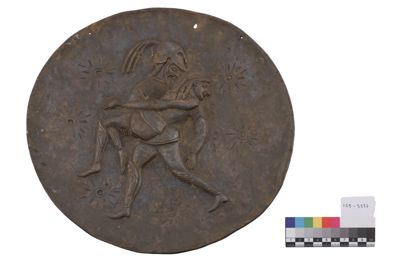 Foto Piatto d'argento raffigurante guerriero IGB-005337_20251001_002.JPG