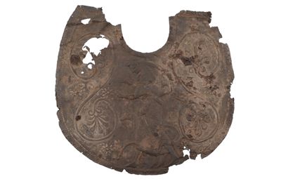 Frammento di urna raffigurante una donna IGB-5343