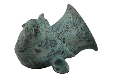 Rython in rame inciso e terminante a forma di testa di bue IGB-10654