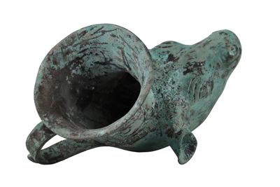 Foto Rython in rame inciso e terminante a forma di testa di bue IGB-010654_20251217_003.jpg