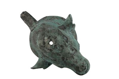 Foto Rython in rame inciso e terminante a forma di testa di bue IGB-010654_20251217_009.jpg