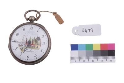 Foto Portaorologio francese Luigi Filippo con orologio da tasca IGB-003419_20260519_012.JPG