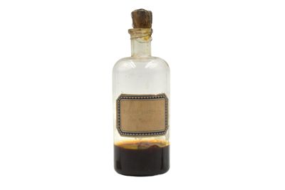 Bottiglia in vetro con vernice giallo oro IGB-5588-10