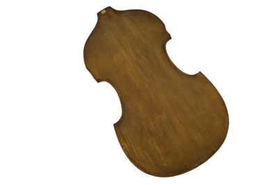 Fondo armonico in lavorazione per basso da viola da gamba veneziana IGB-5598-4
