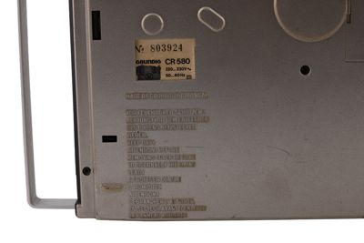 Foto Registratore a nastro magnetico GRUNDIG CR 580 IGB-016234_20260323_017.JPG